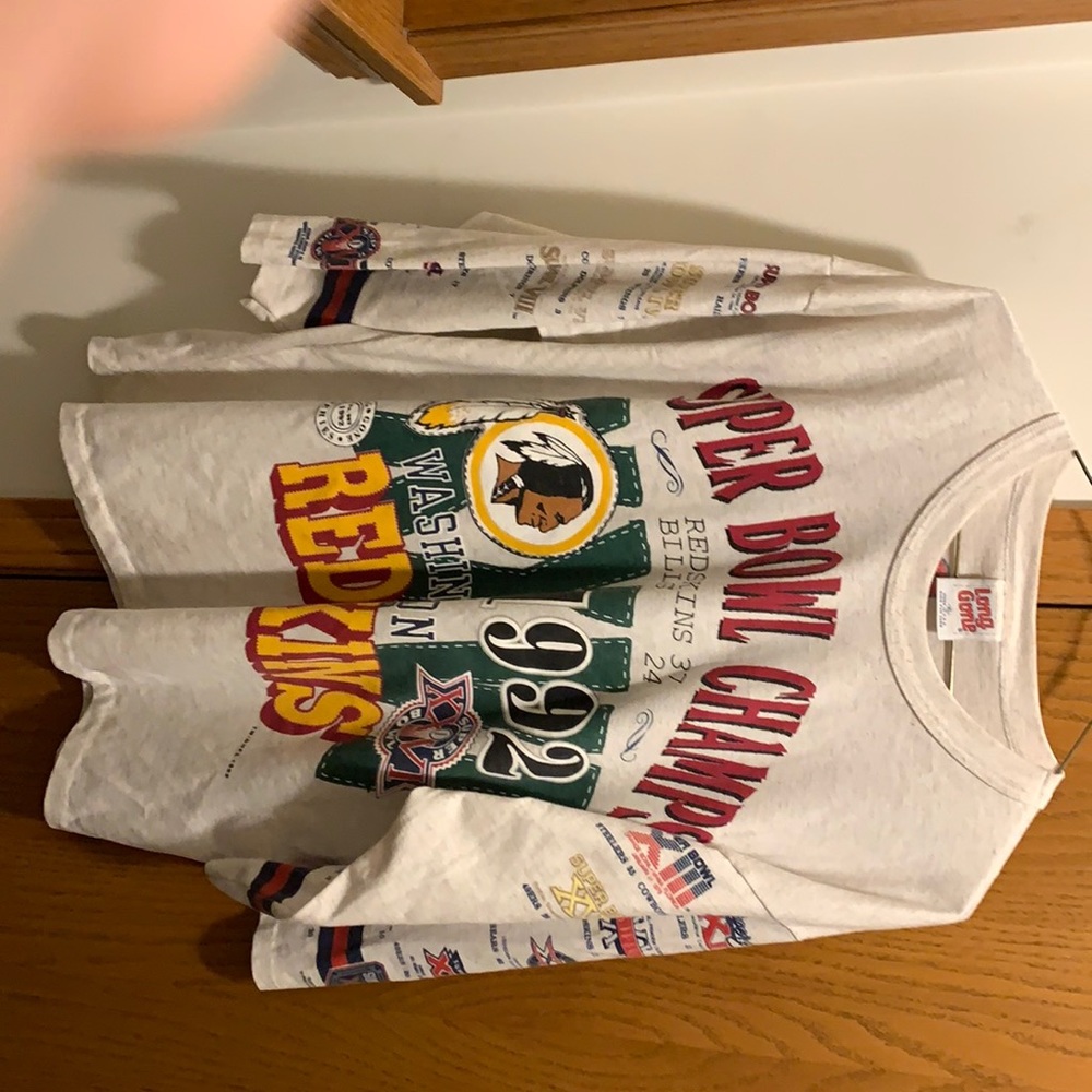Vintage 1992 Washington vs Green Bay T shirt